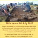 Castlelaw Hillfort – The Big Dig! Abernethy  28 June – 8 July 2017