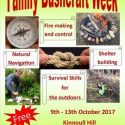Family Bushcraft Week – 9 ~ 13 October 2017- Kinnoull Hill, Perth – Free